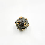 Load image into Gallery viewer, DC845. Diamond & Sterling Silver Round Bead