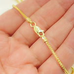 Load image into Gallery viewer, 14K Solid Yellow Gold Fox Tail Chain