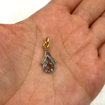 Load image into Gallery viewer, DC438. Diamond Sterling Silver Fancy Shape Charm