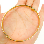 Load image into Gallery viewer, Bangle15. 14K Solid Gold Matte Star Textured Bangle