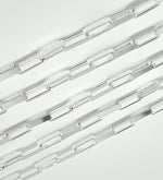 Load image into Gallery viewer, X31SS. Sterling Silver Flat Box Link Chain