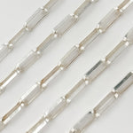 Load image into Gallery viewer, Shop Now Sterling Silver Diamond Cut Paperclip Chain