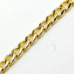 Load image into Gallery viewer, 14K Solid Gold Hollow Curb Chain