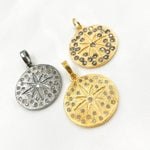 Load image into Gallery viewer, DP390. Diamond & Sterling Silver Star Pendant