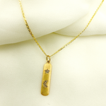 Load image into Gallery viewer, 14K Solid Gold Diamond Oval Moon and Star Charm