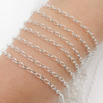 Load image into Gallery viewer, Y125SS. Sterling Silver Oval Link Chain