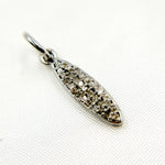Load image into Gallery viewer, DC876. Diamond Sterling Silver Marquise Shape Charm
