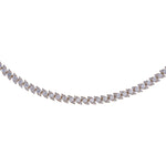 Load image into Gallery viewer, NFT72694. 14K Solid Yellow Gold Diamond Tennis Necklace