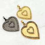 Load image into Gallery viewer, Buy Diamond Sterling Silver Heart Pendant