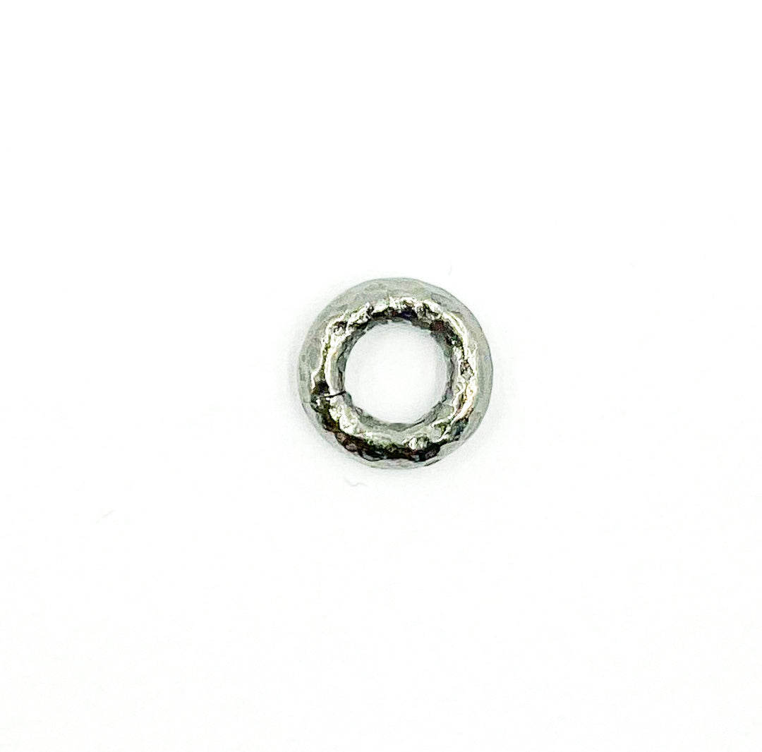 Black Rhodium 925 Sterling Silver Heavy Open Jump Ring 8mm