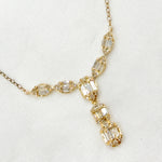 Load image into Gallery viewer, NFH70374. 14K Solid Gold Diamond Necklace