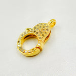 Load image into Gallery viewer, Buy Now Diamond & Sterling Silver Pear Shape Trigger Clasp