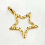 Load image into Gallery viewer, DP370. Diamond Silver Star Pendant
