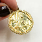 Load image into Gallery viewer, Diamond Sterling Silver Sagitarius Round Pendant