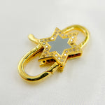 Load image into Gallery viewer, Buy Now Silver Star Enamel Trigger Clasps
