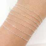 Load image into Gallery viewer, Buy Now Silver Flat Cable Chain