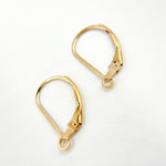 Load image into Gallery viewer, Gold Filled Plain Leverback with Ring Ear Wire