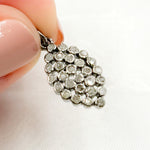 Load image into Gallery viewer, DP239. Diamond Sterling Silver Marquise Shape Pendant