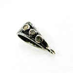Load image into Gallery viewer, DC495. Diamond Sterling Silver Drop Bail