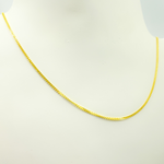 Load image into Gallery viewer, 14K Solid Gold Wheat Chain