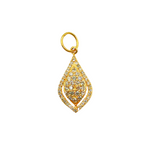 Load image into Gallery viewer, GDP146. 14K Solid Gold Charm. Drop Pendant with Diamonds