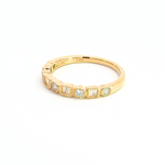 Load image into Gallery viewer, 14K Solid Gold Diamond Geometric Shapes Ring.