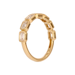 Load image into Gallery viewer, RAJ02417. 14K Solid Yellow Gold Diamond Band Ring