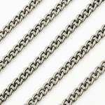 Load image into Gallery viewer, Y3OX. Sterling Silver Oxidized Curb Chain