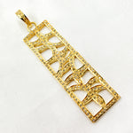 Load image into Gallery viewer, DP167. Diamond Sterling Silver Rectangle Pendant