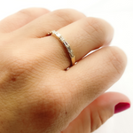 Load image into Gallery viewer, 14K Solid Gold Diamond Ring.