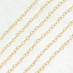 Load image into Gallery viewer, Gold Filled Heart Link Chain