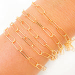 Load image into Gallery viewer, 2802GF. 14K Gold-Filled Smooth Paperclip Chain