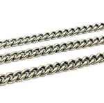 Load image into Gallery viewer, Oxidized 925 Sterling Silver 8mm Curb Chain. 9504COX
