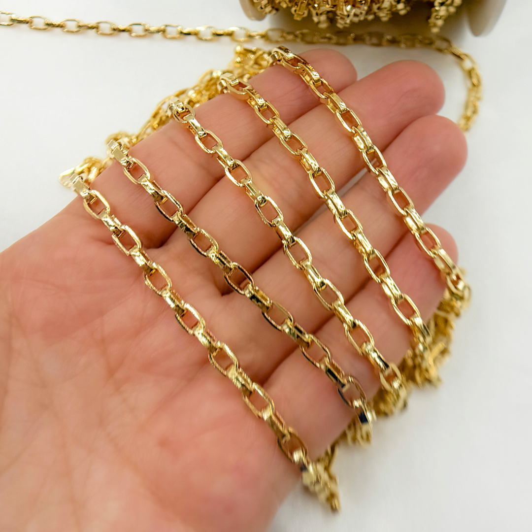 Buy Gold Plated Sterling Silver Flat Box Chain