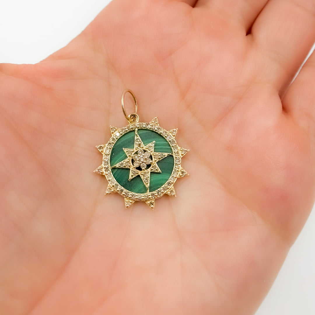 14K Gold Star Pendant