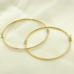 Load image into Gallery viewer, Bangle3. 14K Solid Gold Flat Bangle