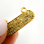 Load image into Gallery viewer, DC958. Diamond Sterling Silver Oval Pendant with Gemstone
