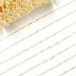 Load image into Gallery viewer, XM1003TT. 14k Gold Filled 1 Long & 3 Sterling Silver Short Link Chain