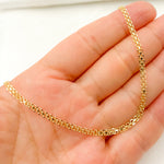 Load image into Gallery viewer, 14K Solid Gold Bismark Link Chain