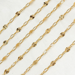 Load image into Gallery viewer, V221GF. 14k Gold Filled Marina and Cable Link Chain