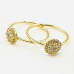 Load image into Gallery viewer, 14K Solid Gold Diamond Ring.