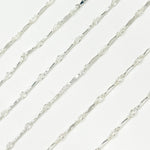 Load image into Gallery viewer, Buy Now Silver Dapped Bar Link Chain