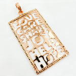 Load image into Gallery viewer, DP150. Diamond Sterling Silver Rectangle Pendant