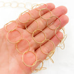 Load image into Gallery viewer, 756TWGF. 14K Gold Filled Twisted Round Link Chain