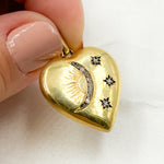 Load image into Gallery viewer, Shop Now Diamond Sterling Silver Heart Pendant
