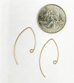 Load image into Gallery viewer, 14K Gold Filled V Shape Ear Wire. 4006455
