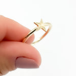 Load image into Gallery viewer, Buy 14K Yellow Gold Star Ring