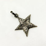 Load image into Gallery viewer, DC234. Diamond Silver Star Pendant