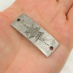 Load image into Gallery viewer, DC964. Diamond Sterling Silver Rectangle Star Connector