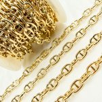 Load image into Gallery viewer, Y84GP. Gold Plated 925 Sterling Silver Marina Chain